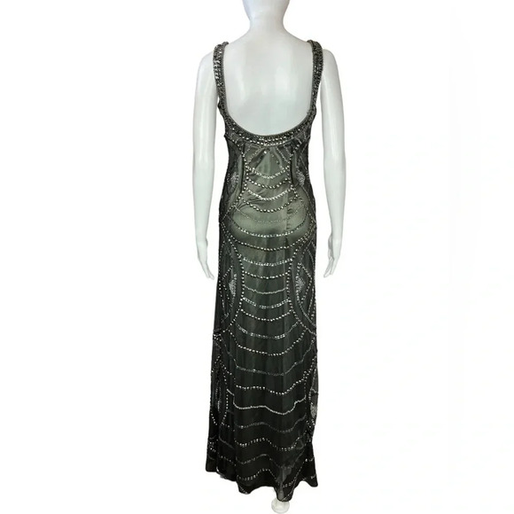 NWT Carlos Miele Embellished Silk Gown - Picture 3 of 16